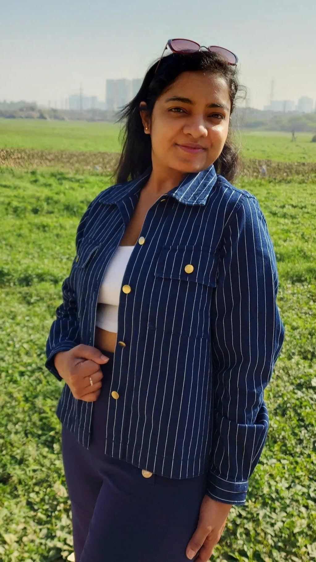 DENIM_SHIRT__MODEL_SOLIESSE_AUTUMN_WINTER WEAR