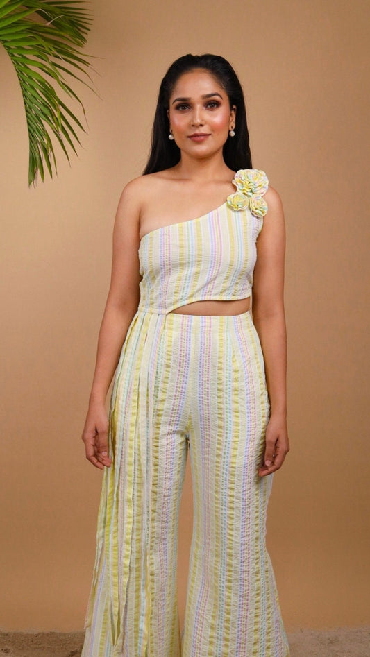 MADELYN TOP - RESORT WEAR_BEACH WEAR_ ONE SHOULDER TOP